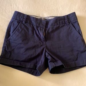 J Crew blue chino short size 0